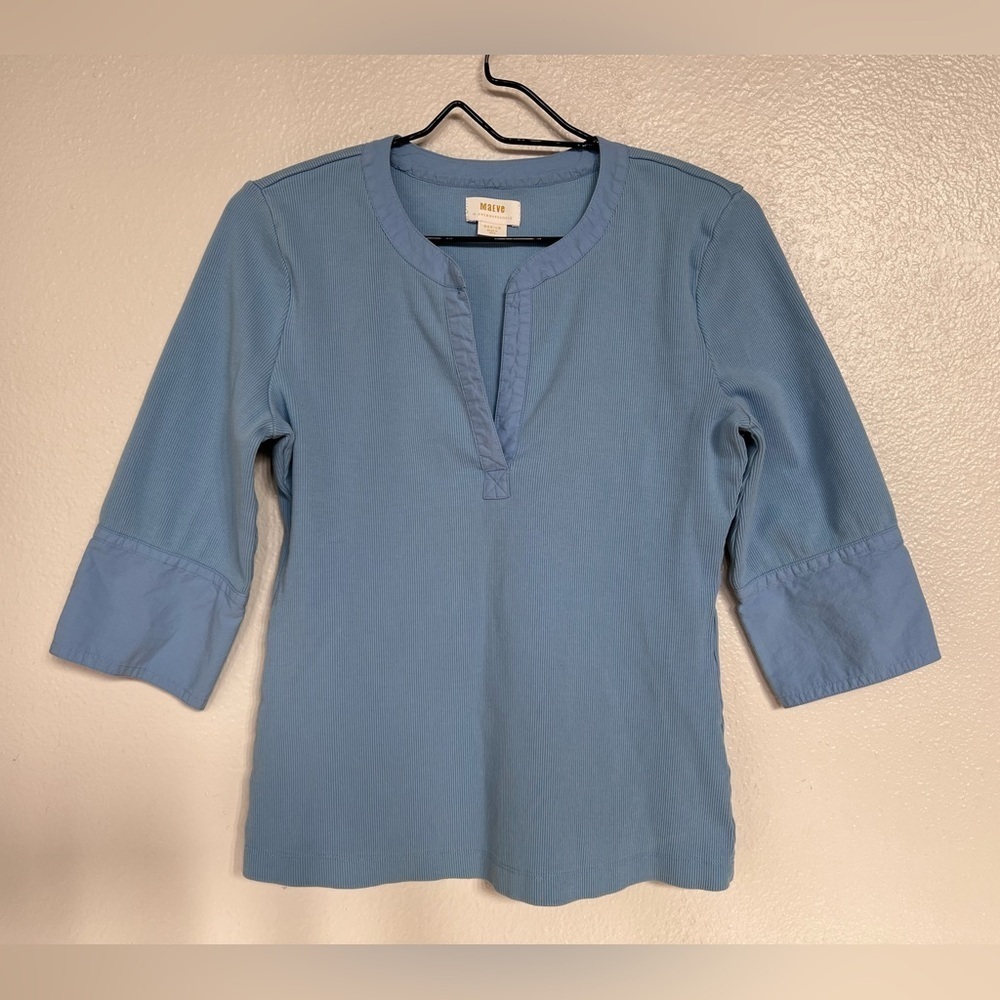 Anthropologie Maeve Ribbed Top